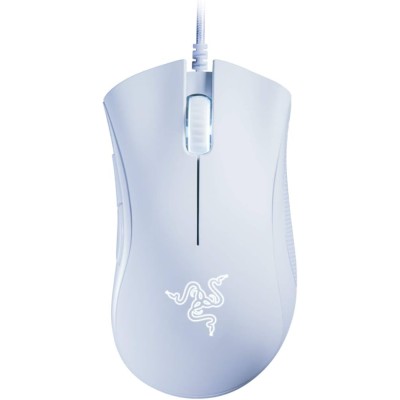 Razer DeathAdder Essential, 6400dpi, 30G, 220IPS, 96g, Mech.SW, Green Lighting, 2.1m, White
