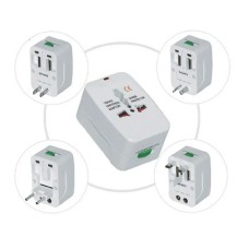 Adaptor Universal de Călătorie cu Încărcător USB