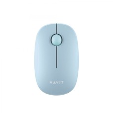 Mouse wireless Havit MS57GT, 1600 DPI, Albastru deschis