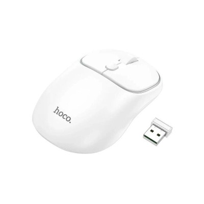 Mouse Wireless Hoco GM25 Dual Mode Alb
