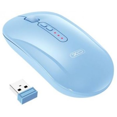 Mouse Wireless XO M13 Tri-mode, Silent, Albastru