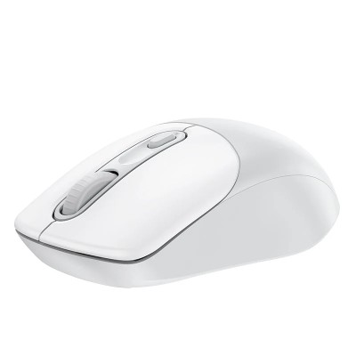 Mouse Wireless Hoco GM28, Alb-Gri