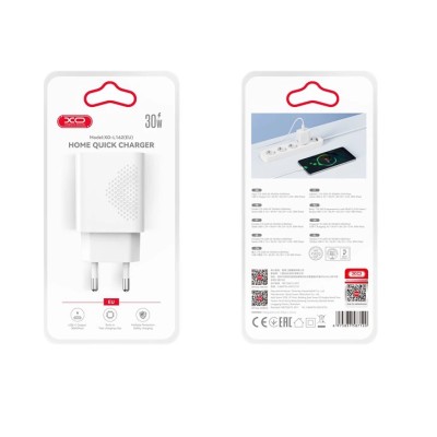 Încărcător rețea XO L162, 30W, USB-C PD