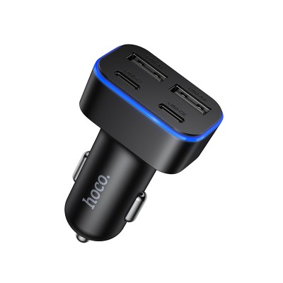 Încărcător auto Hoco Z63 15W, 4 porturi