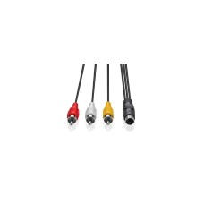 Кабель-адаптер Jack 2.5 мм (4-pin) на 3xRCA, модель 13125