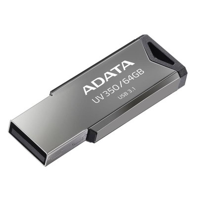 64GB USB3.1 ADATA UV350 Silver Metal
