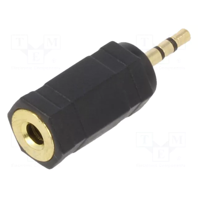 Adapter 2.5mm(M) - 3.5mm(F) Gembird