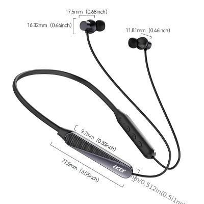 Căști Wireless Acer OHR561, Over-ear, 20 ore autonomie