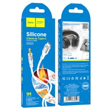 Аудиокабель AUX Hoco UPA22 3.5mm 1м Silicone