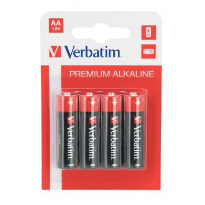 AA Verbatim Alkaline LR06/AA Blister 1шт