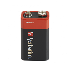 Батарейка 9V (Крона) Verbatim Alkaline 6F22, 1 шт