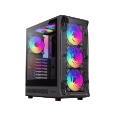 Корпус Gamemax Starlight 2 AB, 6x120mm ARGB, акриловая передняя панель