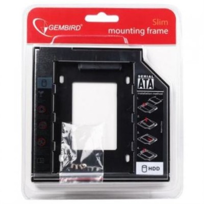 Adaptator Gembird MF-95-01 pentru HDD/SSD 2.5 inch in bay 5.25 inch