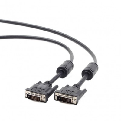 Cablu DVI-D Cablexpert CC-DVI2-BK-10M, 10 metri, negru