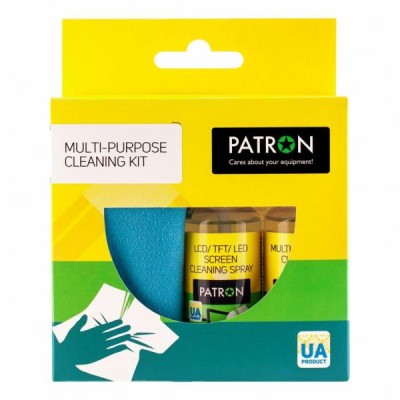 Set de curățare ecrane PATRON F3-019 (spray 50 ml + lavetă)