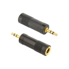 Аудио переходник Cablexpert 6.3мм (F) - 3.5мм (M) A-6.35F-3.5M