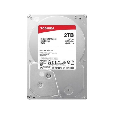 Жесткий диск Toshiba P300 2TB, 3.5 дюйма, 7200 RPM, кэш 64MB, SATA III