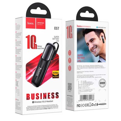Casti Bluetooth Hoco E57, Autonomie 10 ore, Bluetooth 5.0, Hi-Res Audio