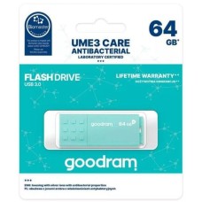 64GB USB3.0 Goodram UME3 Care Green, 60 / 20 MByte/s