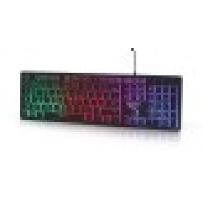 Клавиатура Gembird KB-UML-02 Rainbow, LED-подсветка, раскладка US, USB