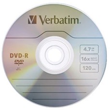 DVD+R Verbatim 4.7GB 120min 16x, 43550