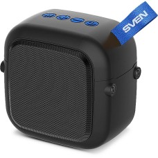 SVEN PS-85 Black, 5W, FM tuner, USB & microSD