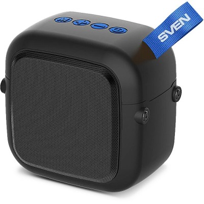SVEN PS-85 Black, 5W, FM tuner, USB & microSD