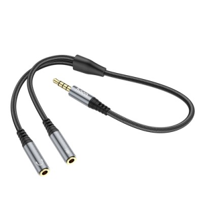3,5mm(M) 4pin - 3.5mm(F)x2 Hoco metal