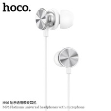 Проводные наушники Hoco M96 Platinum, серебристые