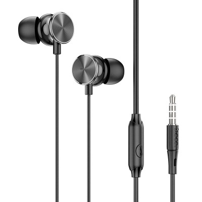 Căști cu fir Hoco M96 Platinum, 3.5 mm, negru