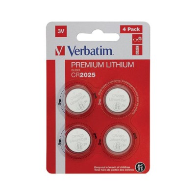 Батарейка литиевая Verbatim CR2025 (49935), 3В
