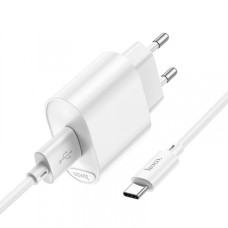 USB Charger 18W Hoco C109A, QC3.0 + Type C