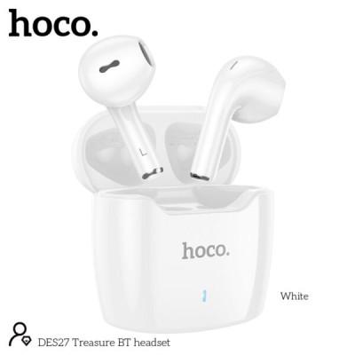 Casti Wireless Hoco DES27 Treasure, Bluetooth 5.1, Autonomie 150 Ore