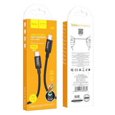 Кабель Hoco X89 USB-A to Type-C 3A (1 метр)