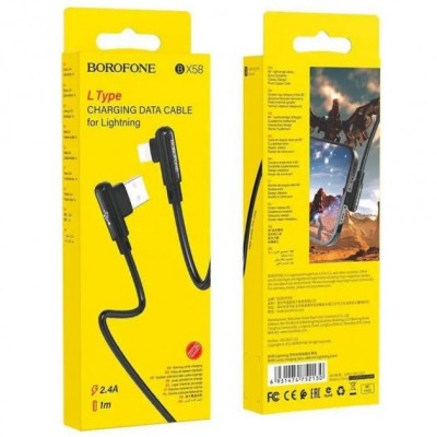 Lightning/USB2.0 - 1m Borofone BX58 Lucky