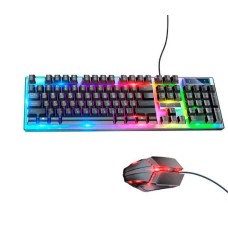 Игровой комплект Hoco GM18 Luminous: клавиатура и мышь со светодиодной подсветкой