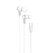 Căști cu fir Hoco M86 USB Type-C, Alb