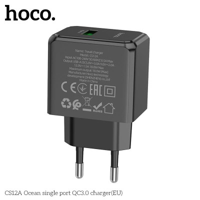 Incarcator USB Hoco CS12A 18W QC3.0