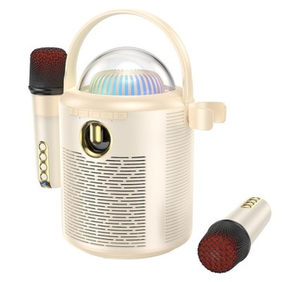 Портативная колонка Hoco BS59 с микрофоном, 8 Вт + 2 Вт, Bluetooth, караоке