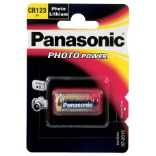 CR123A Panasonic "PHOTO Power" 3V, LITHIUM - 1bc