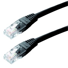 Патч-корд Cat.5e 2м, черный (PP12-2M/BK)
