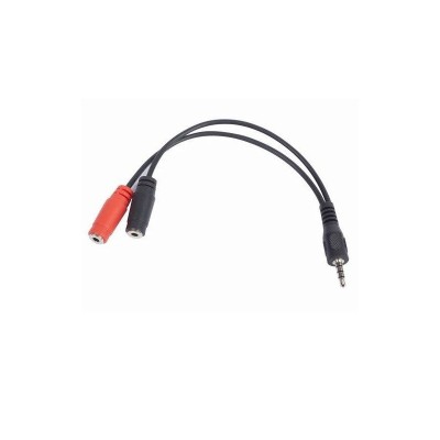 3,5mm(M) 4pin - 3.5mmF)x2 Cablexpert Black