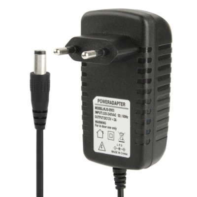 Universal AC Adapter 12V-2A, 5.5x2.1mm