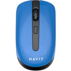 Havit HV-MS989GT, 800-1600dpi, 4 buttons, Ambidextrous, 1xAA, 2.4Ghz, Black/Blue
