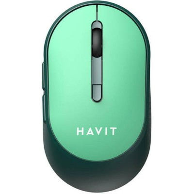 Havit MS78GT, 1200-3200dpi, 6 buttons, Ambidextrous, 1xAA, 2.4Ghz, Green