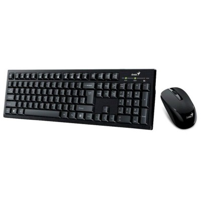 Set wireless Genius Smart KM-8101 (Tastatură + Mouse, EN/RU, Negru)