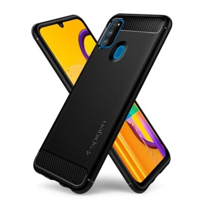Husă Spigen Rugged Armor pentru Samsung Galaxy M30s (ACS0091)
