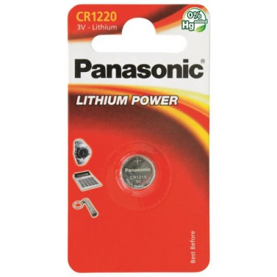 Батарейка Panasonic CR1220 3V (CR-1220EL/1B)