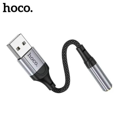 Внешняя звуковая карта USB to Audio Hoco LS37 (4-pin)