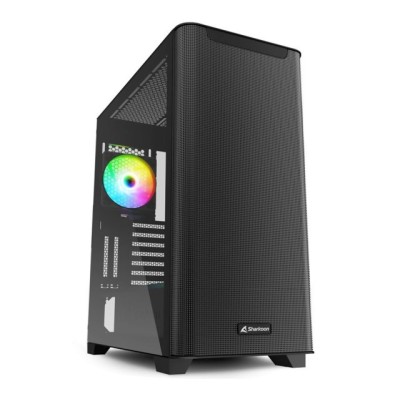 Carcasă PC Sharkoon M30 RGB, Tempered Glass, ATX, Negru